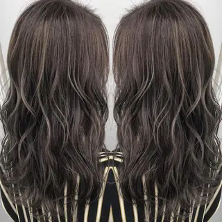 セミロング カラー 髪質改善will hairdesignのヘアスタイル