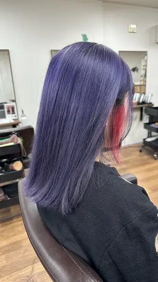 ミディアム カラー トリント蘇我所属・福島 ユウタのヘアスタイル