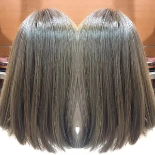 セミロング コテ巻き風パーマ/ 髪質改善/河島恭平のヘアスタイル