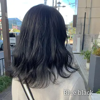 ミディアム カラー 【完全個室】髪質改善 暖色カラー/山崎唯奈のヘアスタイル