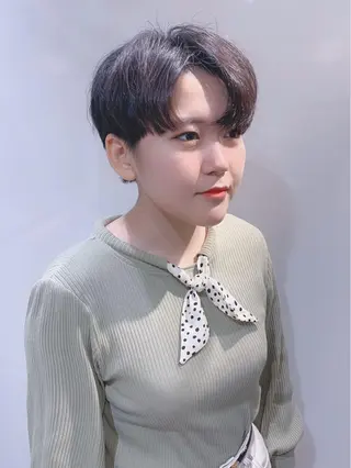 ショート カラー ヘアアレンジ As hair所属・柔らか垢抜けｶﾗｰと ｶｯﾄ🫧ASUKAのヘアスタイル