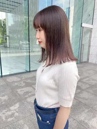 ミディアム カラー ヘアアレンジ 【代表】 たき〜のヘアスタイル