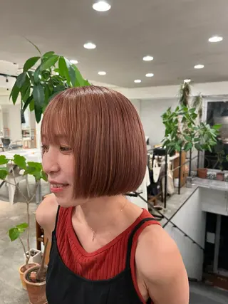 ショート カラー ベージュ/グレージュ 恵比寿/丸山陽平のヘアスタイル