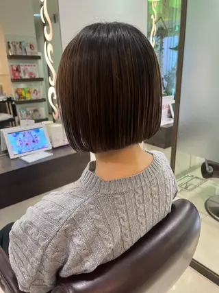 ショート ぷつっとボブ/ちゅる ピンク/mika☆のヘアスタイル