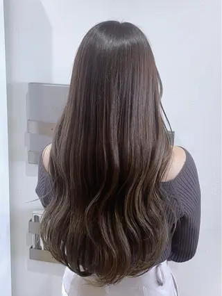 ロング カラー 韓国ガーリーヘア🎀 Sayaka🤍のヘアスタイル