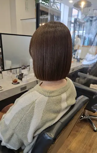 ミディアム カラー 関口 友菜のヘアスタイル
