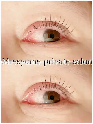 マツエク・マツパ Mresyume MAYUのマツエク・マツパデザイン