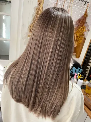 ロング カラー 西川 敏夫のヘアスタイル