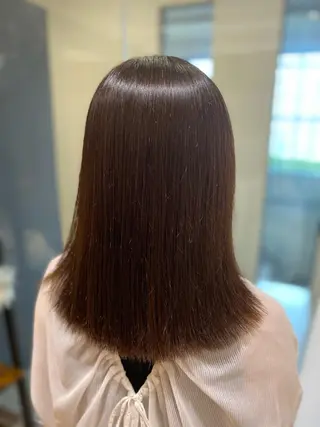 ミディアム パーマ 田中 アキオのヘアスタイル