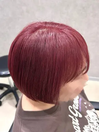 ショート カラー 【🎀推し デザイン カラー】小池 雪奈のヘアスタイル