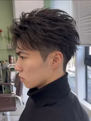 パーマ メンズ メンズ/シャドウ/ 波巻き/kyogoのヘアスタイル