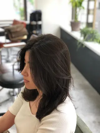 ミディアム 髪質改善 Yoshiのヘアスタイル