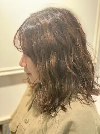 ミディアム 川越 輝梨奈のヘアスタイル