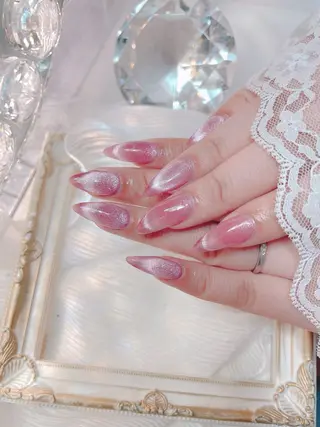 ネイル 23時まで❤︎韓国、 ワンホンネイルのネイルデザイン