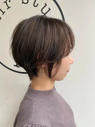 ショート カラー 川越 輝梨奈のヘアスタイル