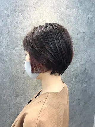 ショート 所渉/韓国レイヤー /ウルフカットのヘアスタイル