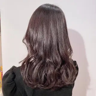 セミロング カラー 新宿/韓国風レイヤー 髪質改善/渋谷直樹のヘアスタイル