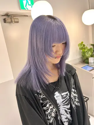 ミディアム SALOWIN新宿三丁目 Frente店所属・薄田 珠美のヘアスタイル