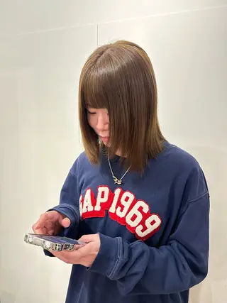 ミディアム レイヤーカット‎🤍 /ともえ🤎🧸のヘアスタイル