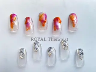 ネイル 【寺岡】 ロイヤル•セラピストのネイルデザイン