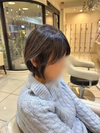 ショート カラー 髪質改善🥂✨ Mioのヘアスタイル