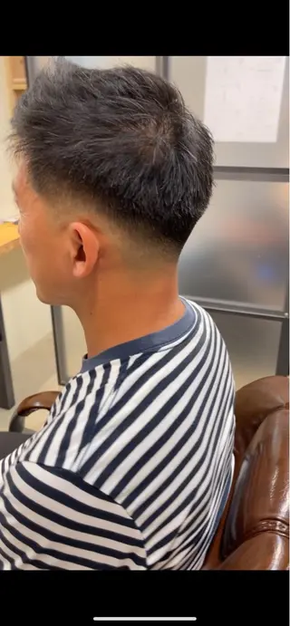 ショート メンズ 女性理容師 さちのヘアスタイル