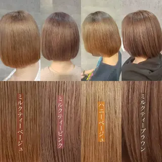 ショート カラー Oli所属・ミルクティー特化 🌈島内　琢真🌈のヘアスタイル