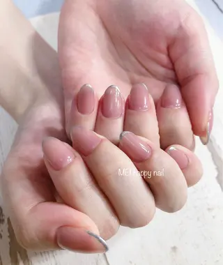 ネイル 北浦和 自爪育成ケアのネイルデザイン