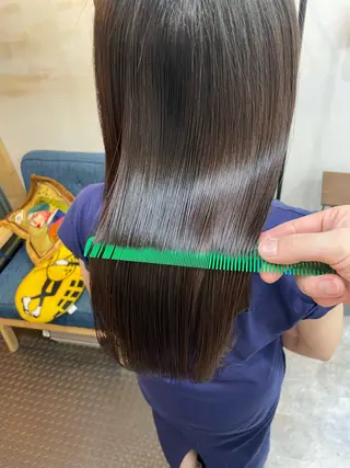 ミディアム SUN GLOW サングロウ所属・水素トリートメント/ 髪質改善/ナカノメのヘアスタイル