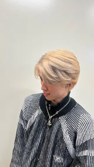 ミディアム カラー メンズ 🦄カイ/メンズ 韓国ヘア/パーマ🦄のヘアスタイル