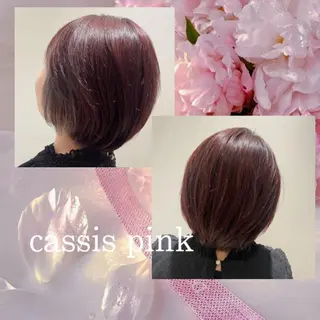 ショート カラー ヘアアレンジ eN°byyoureshair所属・🎀トップスタイリ スト湯川響🎀のヘアスタイル