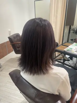 ミディアム カラー 美髪✨艶髪✨髪質改善 カラー特化❣大石優奈のヘアスタイル