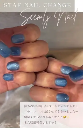 ネイル Seemly 千田町店所属・フラワーパラジェル 🌸シームリーエミのネイルデザイン