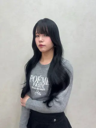 ロング カラー FRAME spa&hair room博多店【フレーム】所属・髪質改善｜顔周り｜博 多｜川上智也のヘアスタイル