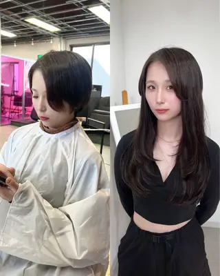 ロング ヘアアレンジ MILI HAIR所属・韓国ヘア🇰🇷 RYOTAのヘアスタイル