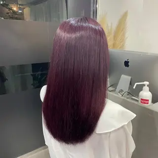 ロング カラー monami 山本華菜のヘアスタイル