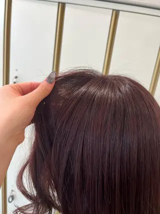 セミロング バレイヤージュ/ヘア アレンジ/shionのヘアスタイル