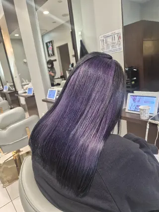 セミロング カラー Miyavi/カラー ショートボブのヘアスタイル