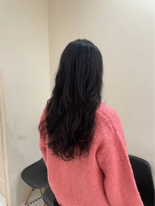 ロング パーマ ブリーチカラー/ パーマ/Asukaのヘアスタイル