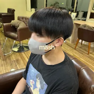 カラー パーマ メンズ 染矢 優希のヘアスタイル