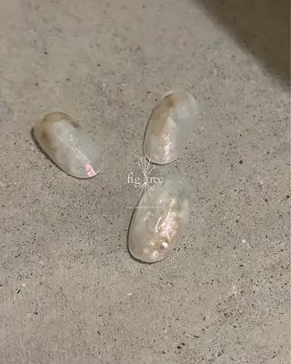 ネイル fig tree所属・fig  tree 地爪育成モニターのネイルデザイン