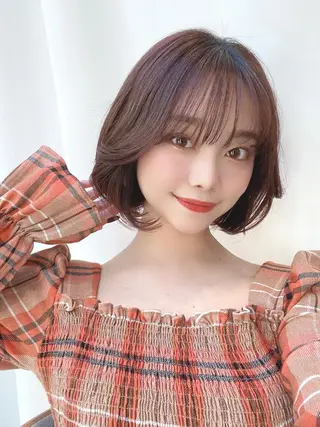 ミディアム 韓国くびれレイヤー 🇰🇷はづきのヘアスタイル