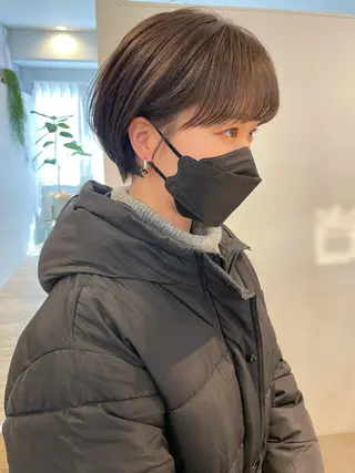 ショート 大迫 江梨のヘアスタイル