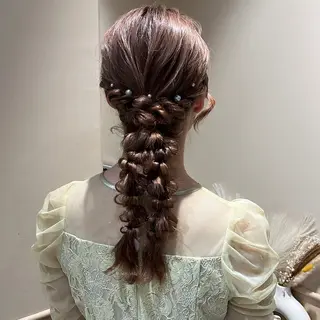 ロング ヘアアレンジ 🫧tomoka 透明感カラー🫧のヘアスタイル
