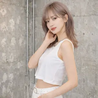 ミディアム カラー Agu hair rojet 松本桐店【アグ ヘアー ロジェット】所属・一ノ瀬 暁のヘアスタイル