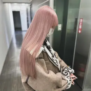 ロング カラー エフェクトブリーチ／ レイヤーカット／翔のヘアスタイル