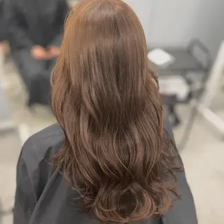 カラー ベージュ・ラベンダー カラー🎀りりのヘアスタイル