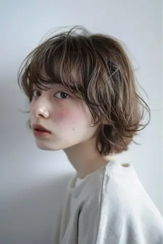 ショート カラー パーマ ✿YUNA✿ 《お手軽イメチェン》のヘアスタイル