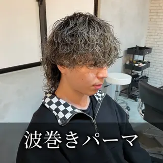 ショート パーマ メンズ メンズサロンOVER 町田店[学生限定]の眉毛・アイブロウイメージ