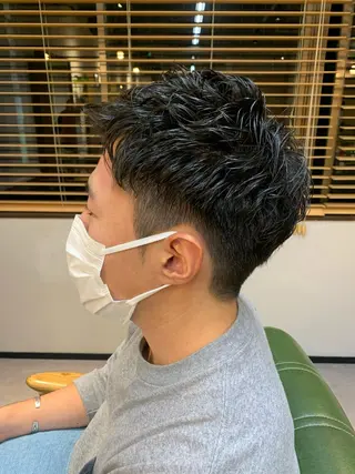 ショート パーマ LOuNICA/銀座 RYUNOSUKEのヘアスタイル